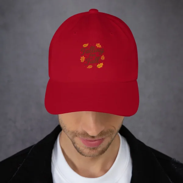 Falling for Fall Dad Hat - Adjustable Autumn Cap