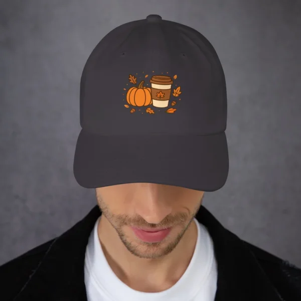 Fall Aesthetic Dad Hat – Seasonal Leaves Adjustable Cap