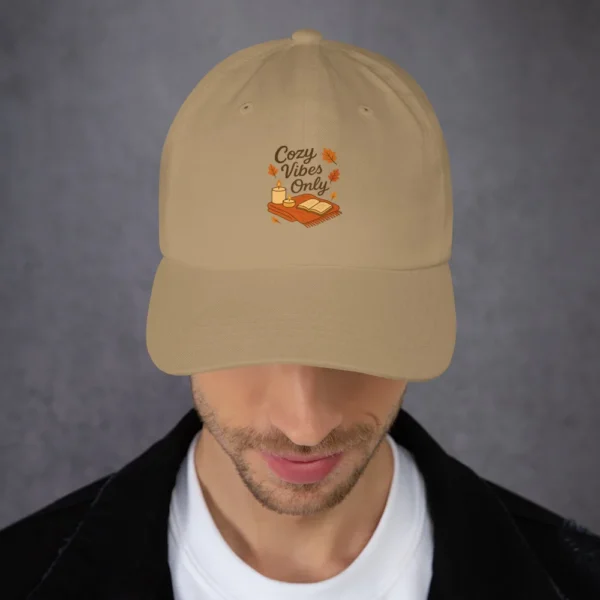 Cozy Vibes Only Dad Hat – Autumn Aesthetic Adjustable Hat
