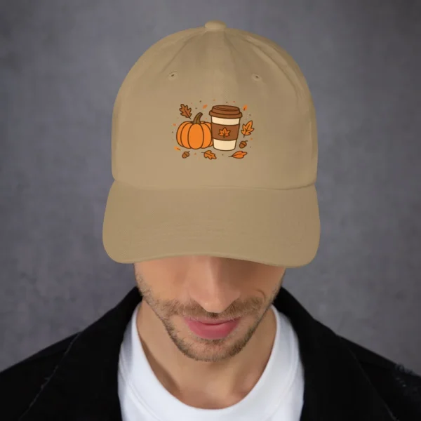 Fall Aesthetic Dad Hat – Seasonal Leaves Adjustable Cap