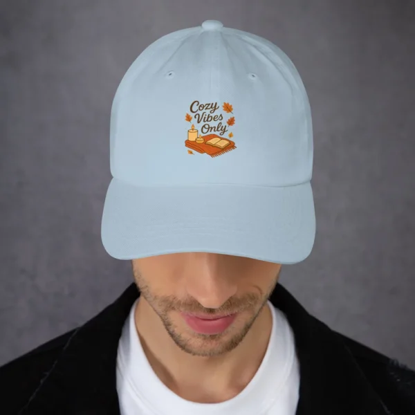 Cozy Vibes Only Dad Hat – Autumn Aesthetic Adjustable Hat