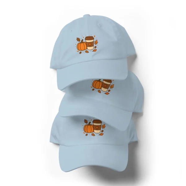 Fall Aesthetic Dad Hat – Seasonal Leaves Adjustable Cap