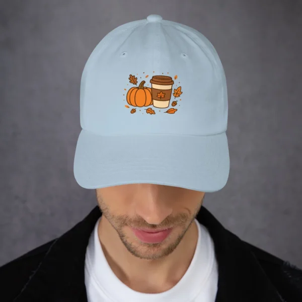 Fall Aesthetic Dad Hat – Seasonal Leaves Adjustable Cap