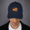 Fall Aesthetic Dad Hat – Seasonal Leaves Adjustable Cap