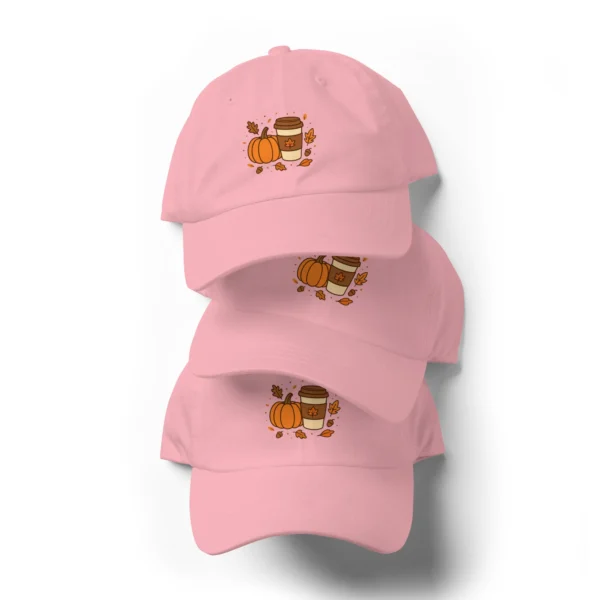 Fall Aesthetic Dad Hat – Seasonal Leaves Adjustable Cap