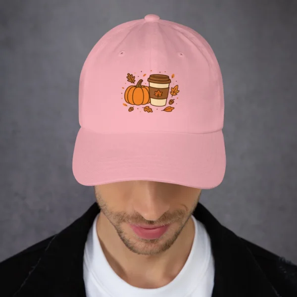 Fall Aesthetic Dad Hat – Seasonal Leaves Adjustable Cap