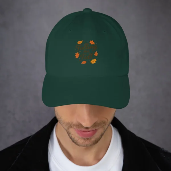 Falling for Fall Dad Hat - Adjustable Autumn Cap