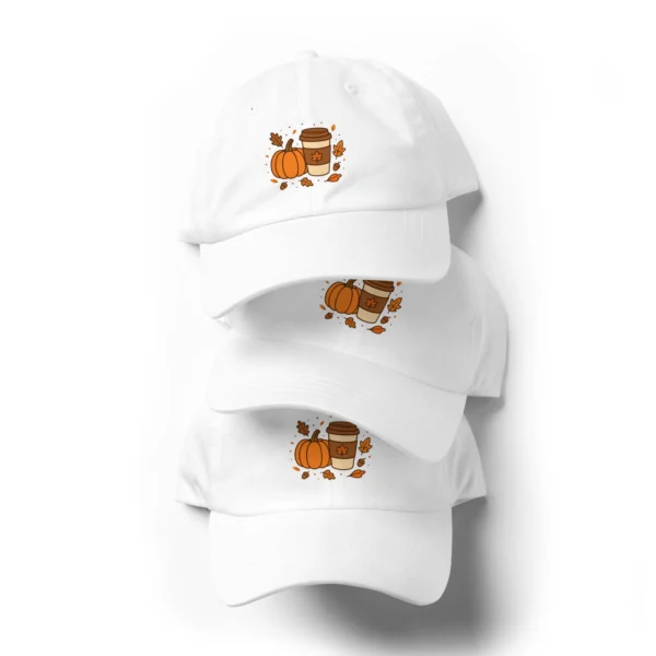 Fall Aesthetic Dad Hat – Seasonal Leaves Adjustable Cap