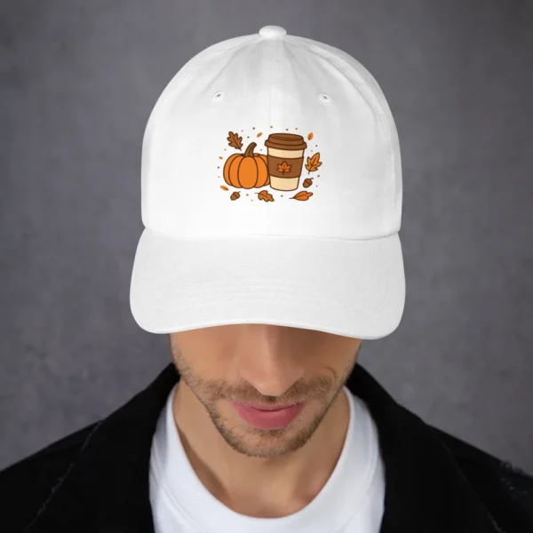 Fall Aesthetic Dad Hat – Seasonal Leaves Adjustable Cap