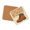 Hiking Buddy Cork-Back Coasters – Funny Hiking Coasters