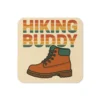 Hiking Buddy Cork-Back Coasters – Funny Hiking Coasters