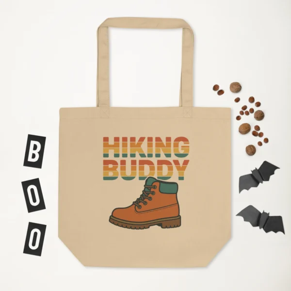 Hiking Buddy Eco Tote Bag – Durable Organic Cotton Bag