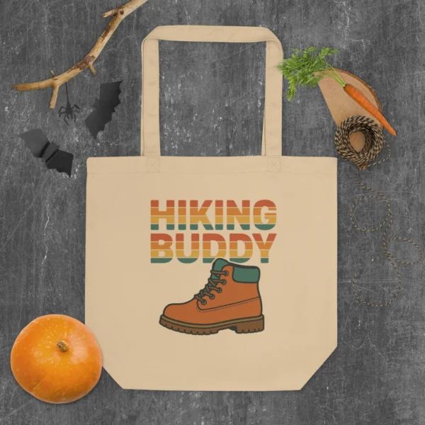 Hiking Buddy Eco Tote Bag – Durable Organic Cotton Bag