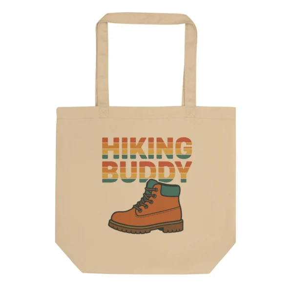 Hiking Buddy Eco Tote Bag – Durable Organic Cotton Bag