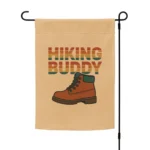 Hiking Buddy Garden Flag – Outdoor Adventure Decor