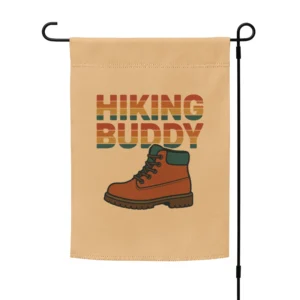Hiking Buddy Garden Flag – Outdoor Adventure Decor
