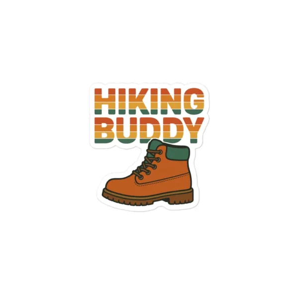 Hiking Buddy Kiss-Cut Sticker - Nature & Adventure Sticker