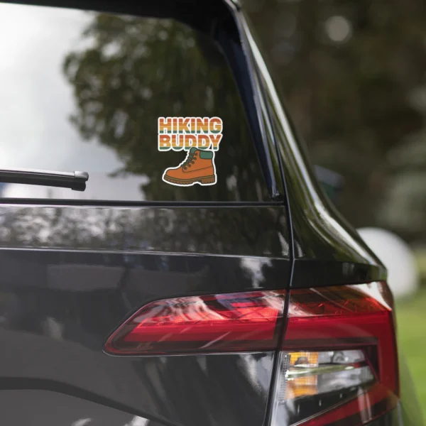 Hiking Buddy Kiss-Cut Sticker - Nature & Adventure Sticker