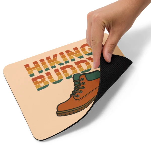 Hiking Buddy Adventure Mouse Pad - Durable & Travel-Inspired