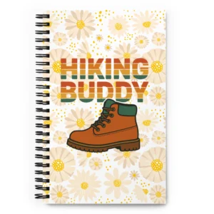 Hiking Buddy Spiral Notebook – Retro Back-to-School Journal