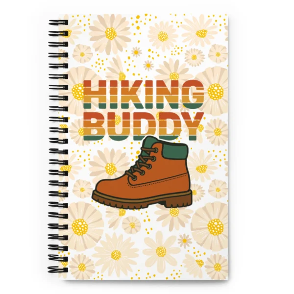 Hiking Buddy Spiral Notebook – Retro Back-to-School Journal