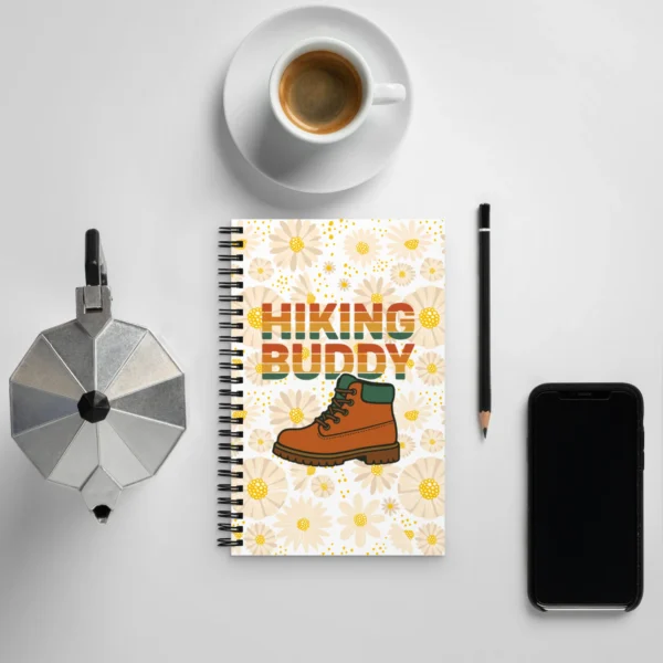 Hiking Buddy Spiral Notebook – Retro Back-to-School Journal