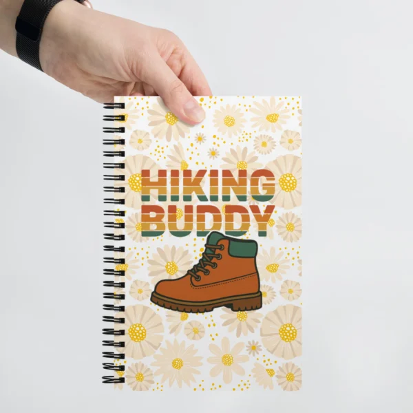 Hiking Buddy Spiral Notebook – Retro Back-to-School Journal