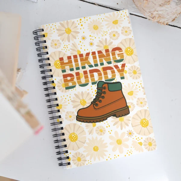 Hiking Buddy Spiral Notebook – Retro Back-to-School Journal