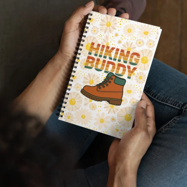 Hiking Buddy Spiral Notebook – Retro Back-to-School Journal