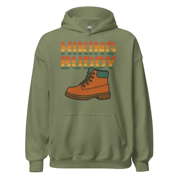 Hiking Buddy Unisex Heavy Blend Hoodie – Cozy Adventure Wear