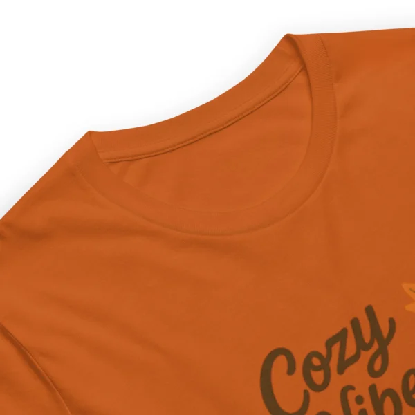 Cozy Vibes Only T-Shirt – Autumn Aesthetic Book & Candle Tee