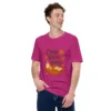Cozy Vibes Only T-Shirt – Autumn Aesthetic Book & Candle Tee