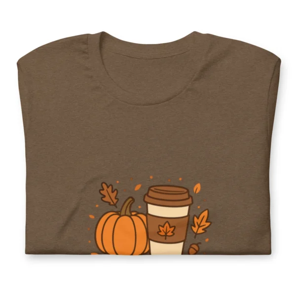Pumpkin Spice Latte T-Shirt — Cozy Fall Graphic Tee