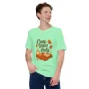 Cozy Vibes Only T-Shirt – Autumn Aesthetic Book & Candle Tee