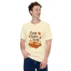 Cozy Vibes Only T-Shirt – Autumn Aesthetic Book & Candle Tee