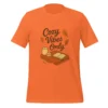 Cozy Vibes Only T-Shirt – Autumn Aesthetic Book & Candle Tee