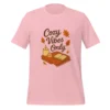 Cozy Vibes Only T-Shirt – Autumn Aesthetic Book & Candle Tee