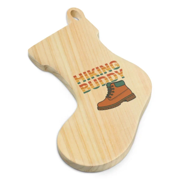 Hiking Buddy Wooden Ornament - Adventure Holiday Ornament