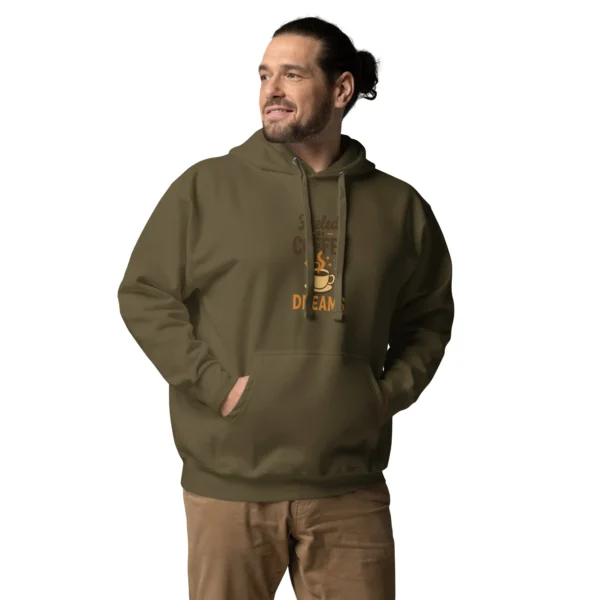 Fueled by Coffee & Dreams Hoodie – Motivational Pullover