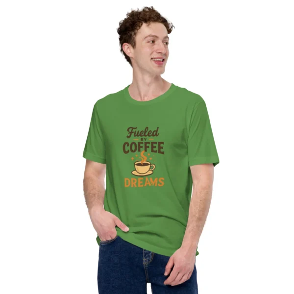 Fueled by Coffee & Dreams T-Shirt - Motivational Graphic Tee