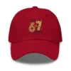 Cozy 67 Season Classic Dad Hat - Trendy Adjustable Buckle Cap
