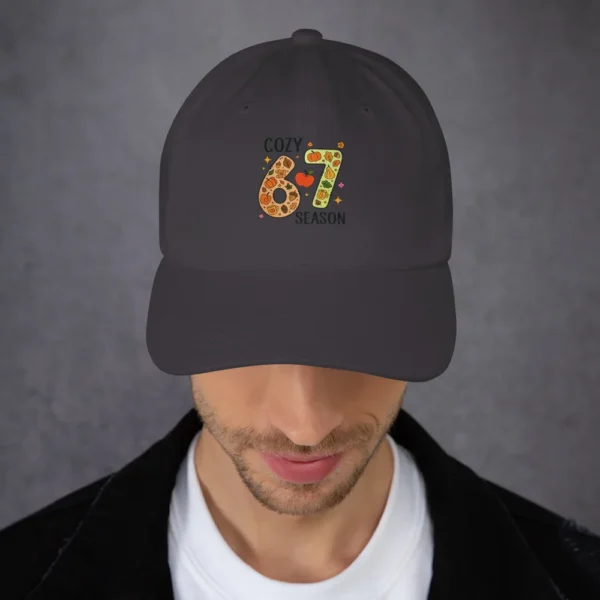 Cozy 67 Season Classic Dad Hat - Trendy Adjustable Buckle Cap