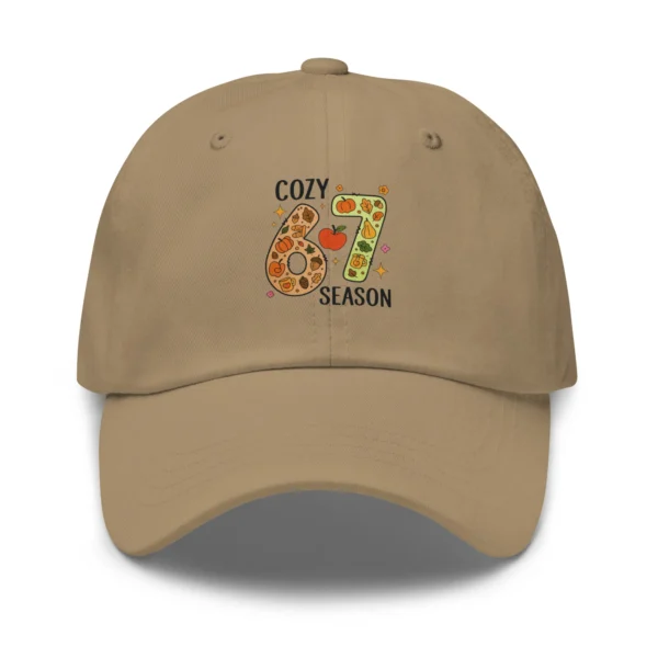 Cozy 67 Season Classic Dad Hat - Trendy Adjustable Buckle Cap