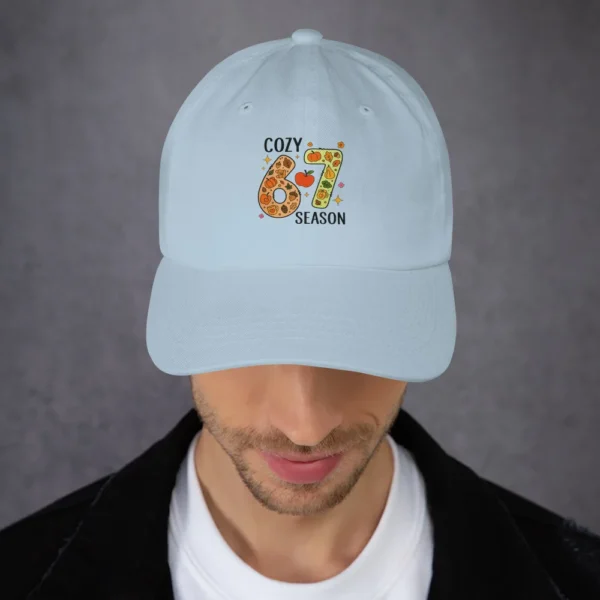 Cozy 67 Season Classic Dad Hat - Trendy Adjustable Buckle Cap