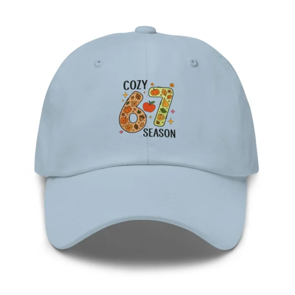 Cozy 67 Season Classic Dad Hat - Trendy Adjustable Buckle Cap