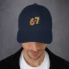 Cozy 67 Season Classic Dad Hat - Trendy Adjustable Buckle Cap