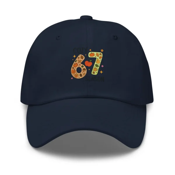 Cozy 67 Season Classic Dad Hat - Trendy Adjustable Buckle Cap