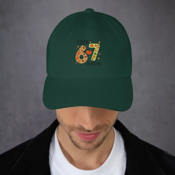 Cozy 67 Season Classic Dad Hat - Trendy Adjustable Buckle Cap