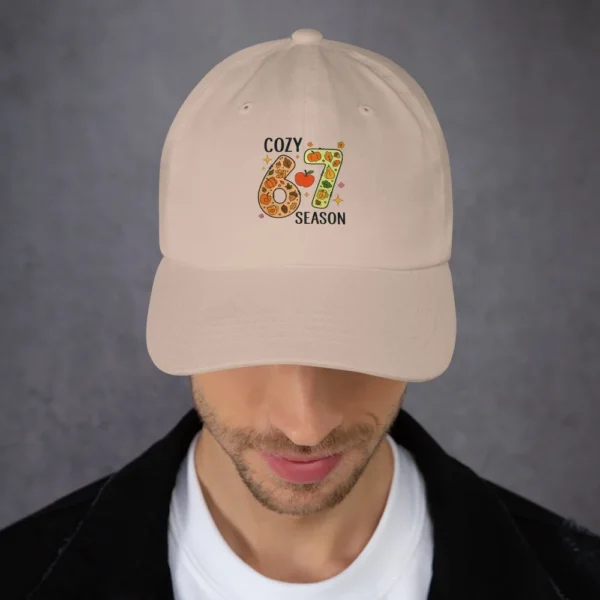 Cozy 67 Season Classic Dad Hat - Trendy Adjustable Buckle Cap