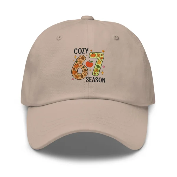 Cozy 67 Season Classic Dad Hat - Trendy Adjustable Buckle Cap